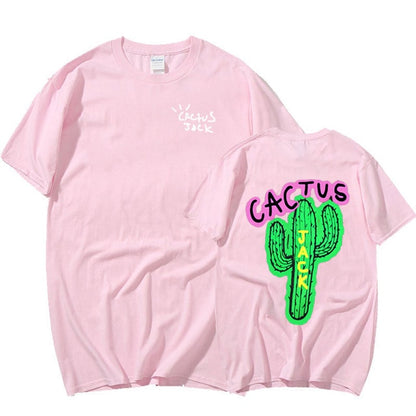 Cactus Print Couple Harajuku T-Shirts