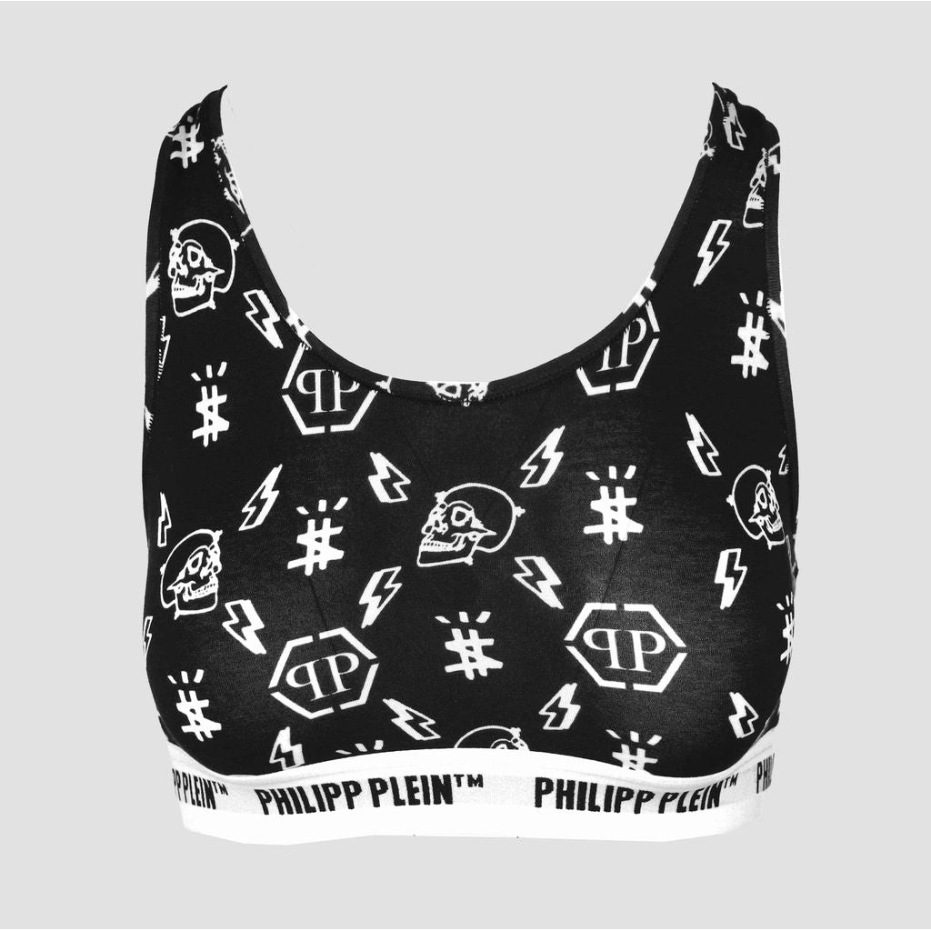 Skull Print Sports Bra 2 Piece Set