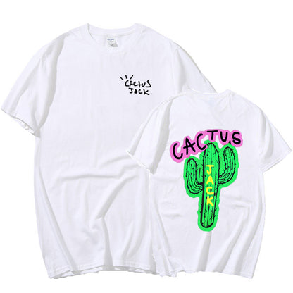 Cactus Print Couple Harajuku T-Shirts